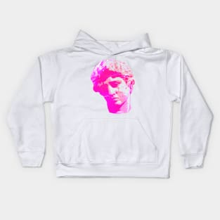 Marble Head (Pink) Kids Hoodie